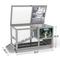 Show in main carousel: Coziwow 36.5-Inch Double-Decker Wooden Insulated Rabbit Hutch with Wheels, Grey slide 4 of 9