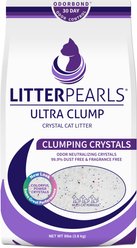 Litter Pearls Ultra Clump Unscented Clumping Micro Crystal Cat Litter with Odorbond, 8-lb bag