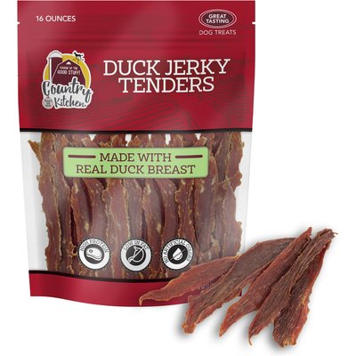 Country Kitchen Country Kitchen Duck Jerky Tenders Dog Treats, 16-oz bag