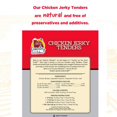 Show full view: Country Kitchen Chicken Jerky Tenders Dog Treats, 16-oz bag slide 7 of 9