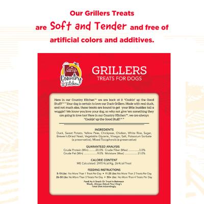 Show full view: Country Kitchen Grillers Duck Recipe Dog Treats, 10-oz bag slide 7 of 9