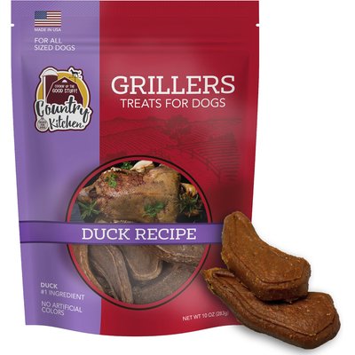 Country Kitchen Country Kitchen Grillers Duck Recipe Dog Treats, 10-oz bag