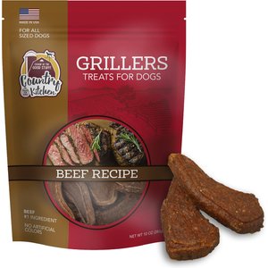 Country Kitchen Grillers Beef Recipe Dog Treats, 10-oz bag