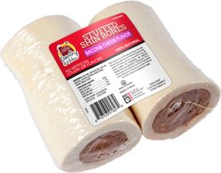 Country Kitchen Stuffed Shin Bone 4-in Bacon & Cheese Flavor Dog Treat, 2 count