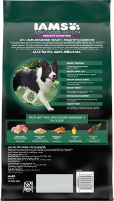 Show full view: Iams Advanced Health Adult Healthy Digestion with Real Chicken Dry Dog Food, 6-lb bag slide 3 of 11