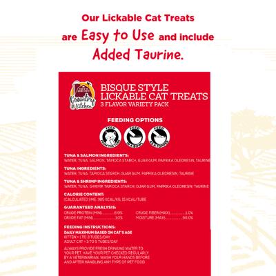 Show full view: Country Kitchen Combo Liquid Bisque Lickable Cat Treats, 1.4-oz pouch, 12 count slide 7 of 8