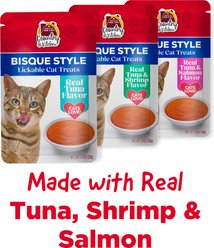 Country Kitchen Combo Liquid Bisque Lickable Cat Treats, 1.4-oz pouch, 12 count slide 2 of 7