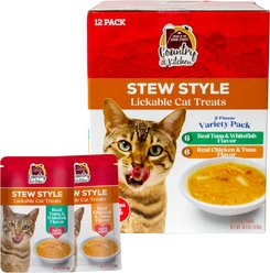 Country Kitchen Combo Liquid Stew Lickable Cat Treats, 1.4-oz pouch, 12 count