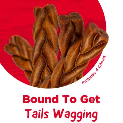 Show full view: Country Kitchen NoHide Beef Collagen Braids Dog Treats, 4 count slide 5 of 8