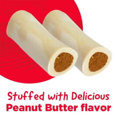 Show full view: Country Kitchen Stuffed Shin Bone 4-in Peanut Butter Flavor Dog Treat, 2 count slide 3 of 9