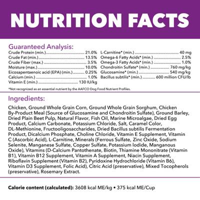 Show full view: Iams Advanced Health Mobility Support Chicken & Whole Grain Recipe Adult Dry Dog Food, 6-lb bag slide 7 of 11