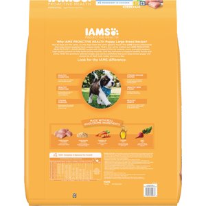Iams Proactive Health Large Breed Puppy with Real Chicken Dry Dog Food, 30.6-lb bag