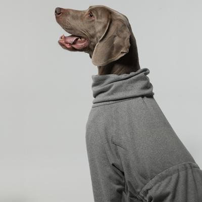Show full view: Pebot Gumdrop Fleece Onesie Dog & Cat Pajamas, Grey, 16 slide 4 of 5