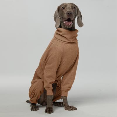 Show full view: Pebot Gumdrop Fleece Onesie Dog & Cat Pajamas, Camel, 16 slide 3 of 5