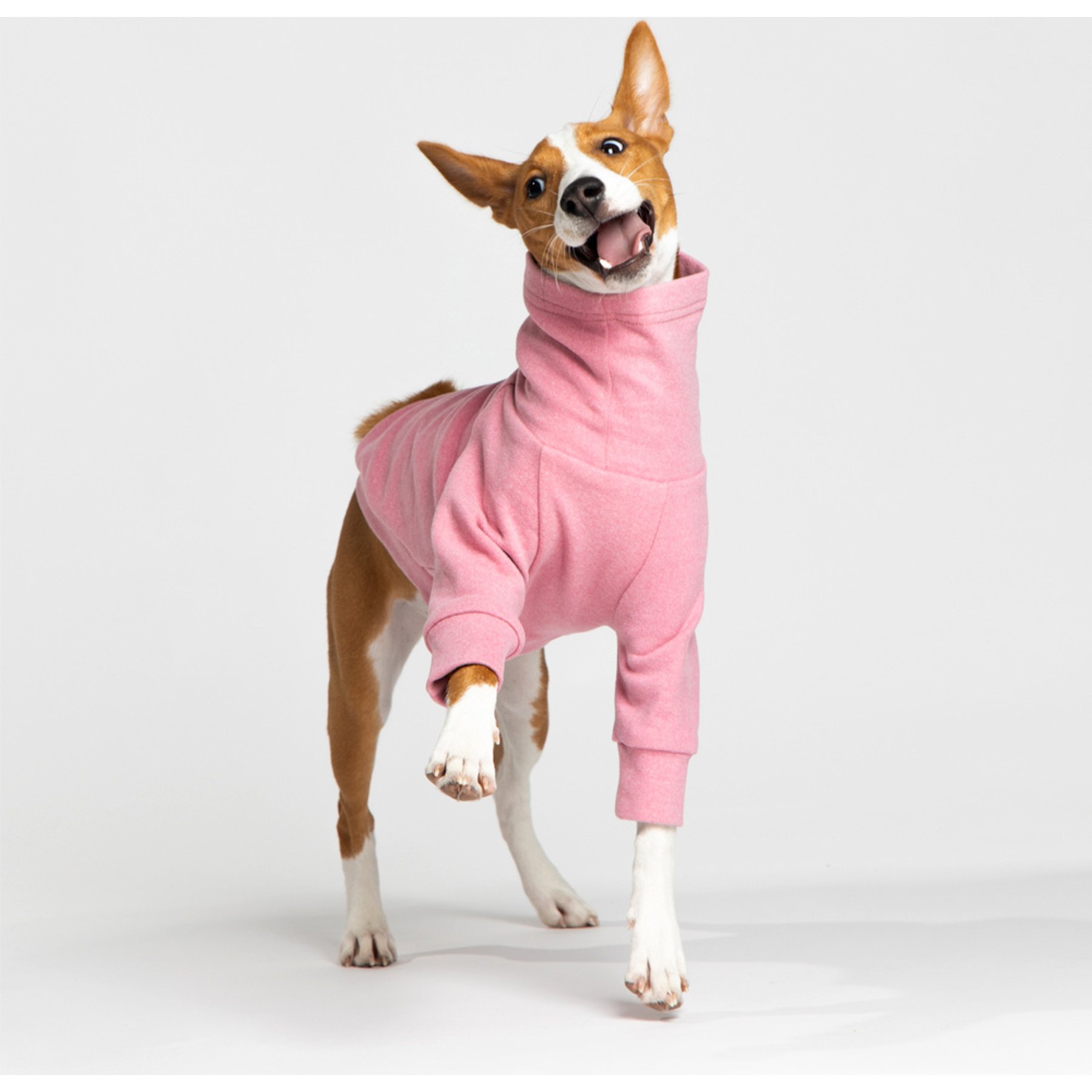 Pebot Buttercup Fleece Dog & Cat Shirt, Pink, 16