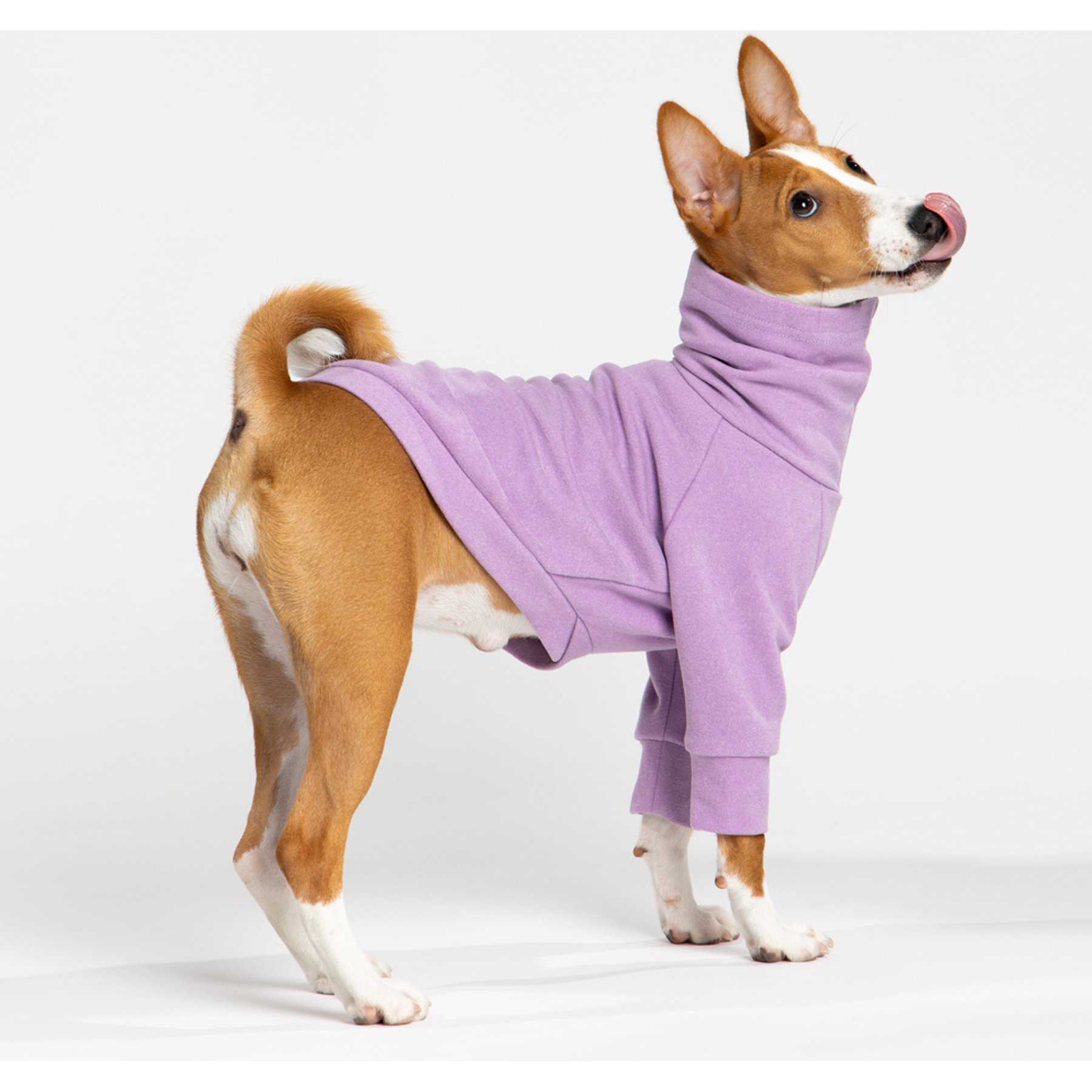 Pebot Buttercup Fleece Dog & Cat Shirt, Lavender, 10