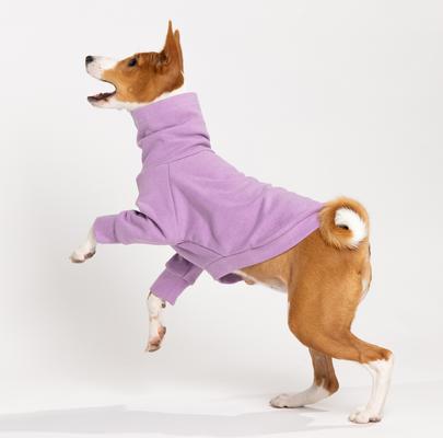 Show full view: Pebot Buttercup Fleece Dog & Cat Shirt, Lavender, 24 slide 2 of 7