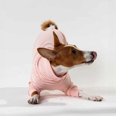 Show full view: Pebot Buttercup Fleece Dog & Cat Shirt, Pink & Dark Pink Stripe, 12 slide 5 of 6