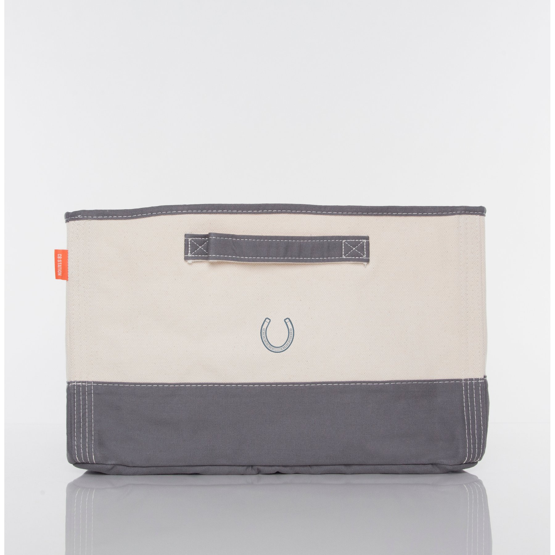 CB Station Storage Tub, Gray, Horseshoe