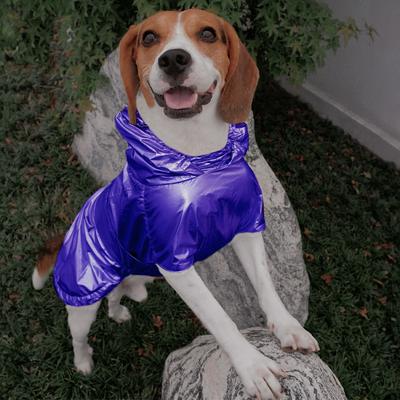 Show full view: Pebot Alita Hooded Lightweight Waterproof Dog & Cat Rain Jacket, Purple Metallic, 10 slide 5 of 6
