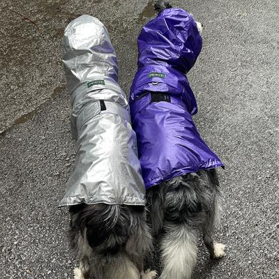 Show full view: Pebot Alita Hooded Lightweight Waterproof Dog & Cat Rain Jacket, Purple Metallic, 10 slide 2 of 6