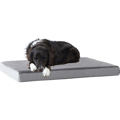 BARK BARK Orthopedic Dog Bed, Large, Grey