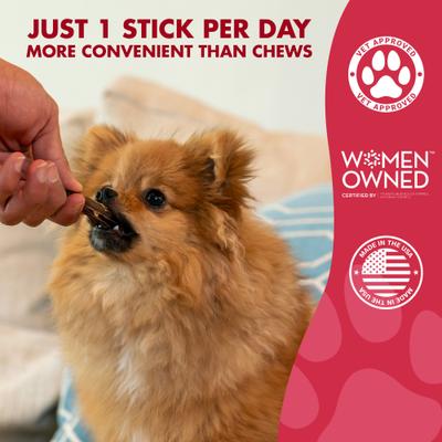 Show full view: Liquid-Vet MAGIC-STIX Skin, Teeth & Fun in One Chicken Flavor Chew Supplement for Medium & Large Dogs, 30 count slide 4 of 10
