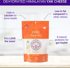 HOLI Himalayan Yak Cheese Dehydrated Dog Food Topper, 6-oz bag slide 2 of 6