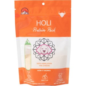 HOLI Himalayan Yak Cheese Dehydrated Dog Food Topper, 6-oz bag