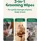 Show in main carousel: Earth Rated Thick Hypoallergenic 3-in-1 Dog Grooming Wipes, Unscented, 100 count slide 3 of 9
