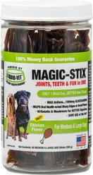 Liquid-Vet MAGIC-STIX Joints, Teeth & Fun in One Chicken Flavor Chew Supplement for Medium & Large Dogs, 30 count