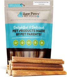 Raw Paws 6-inch Standard Bully Sticks Dog Treats, 10 count