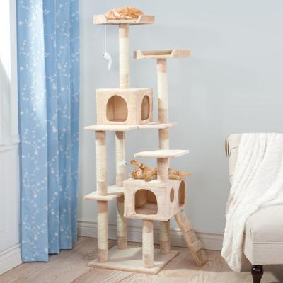 Show full view: Pet Adobe Multi-Level 66.3-in Cat Tree & Condo slide 8 of 9