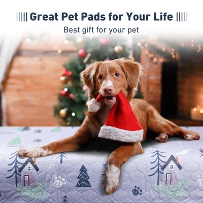 Show full view: UPSKY Washable Super Absorbent Waterproof Leakproof Anti-Slip Dog Pee Pads, 2 count, Grey, 36 × 41-in slide 7 of 7