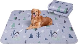 UPSKY Washable Super Absorbent Waterproof Leakproof Anti-Slip Dog Pee Pads, 2 count, Grey, 18 × 24-in