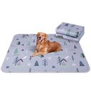 UPSKY Washable Super Absorbent Waterproof Leakproof Anti-Slip Dog Pee Pads, 2 count, Grey, 48 × 60-in