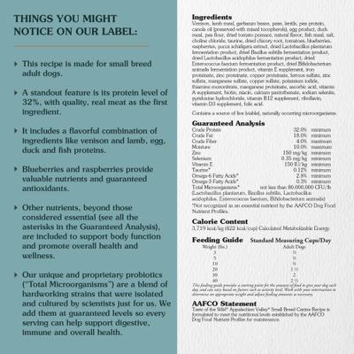 Show full view: Taste of the Wild Appalachian Valley Small Breed Grain-Free Dry Dog Food, 5-lb bag slide 4 of 10