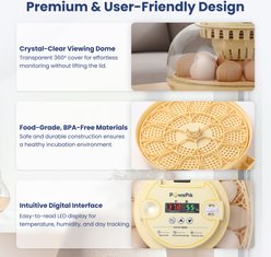 PawsPik Automatic 18 Egg Smart Incubator, Medium slide 2 of 9