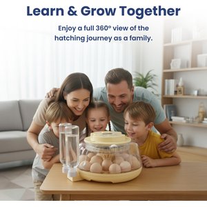 PawsPik Automatic 18 Egg Smart Incubator, Medium