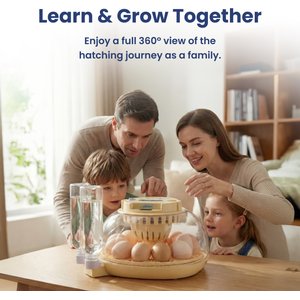 PawsPik Automatic 12 Egg Smart Incubator, Small