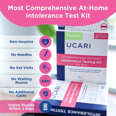 Show full view: Ucari Comprehensive At-Home Intolerance Premium Testing Kit for Dogs & Cats slide 3 of 8