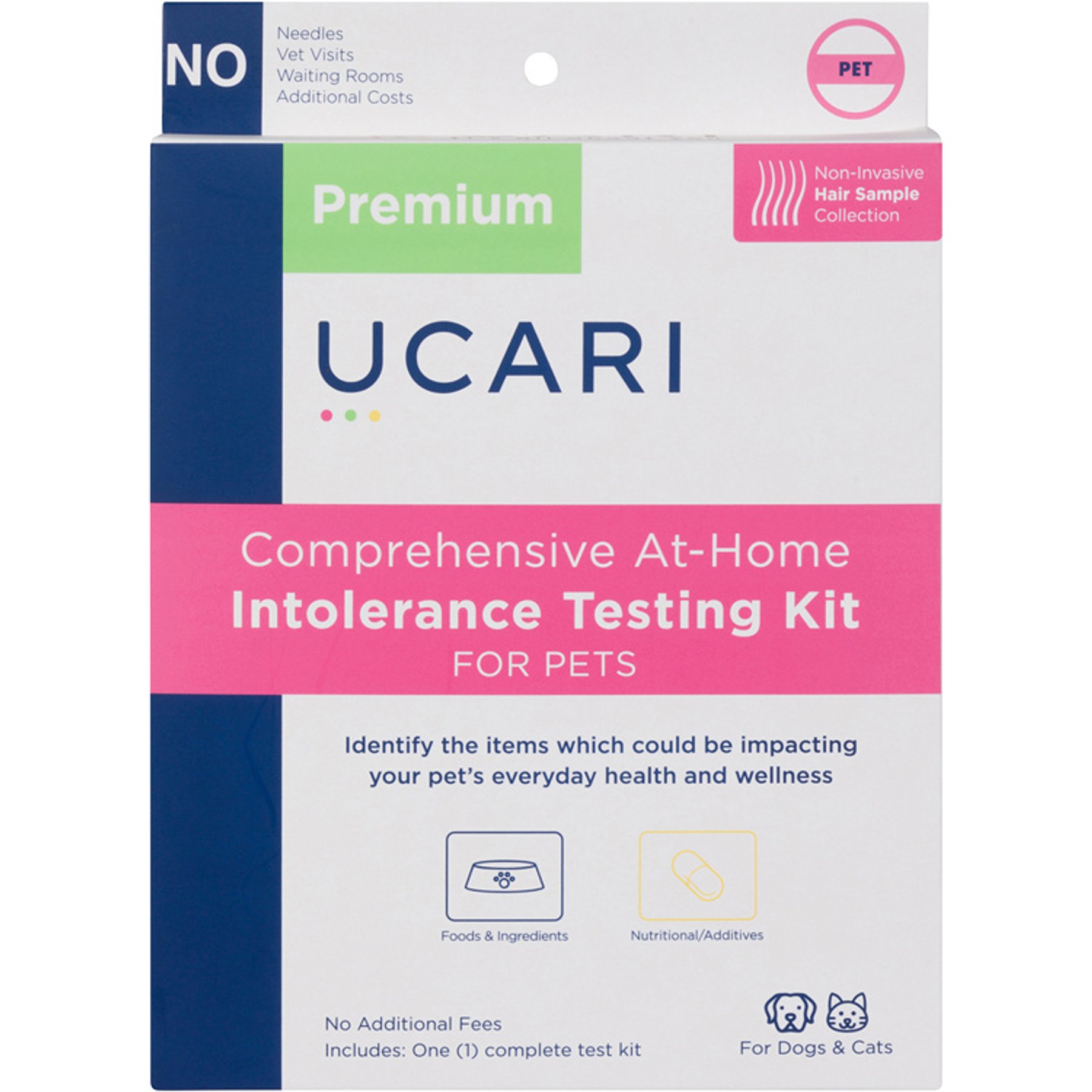 Ucari Comprehensive At-Home Intolerance Premium Testing Kit for Dogs & Cats