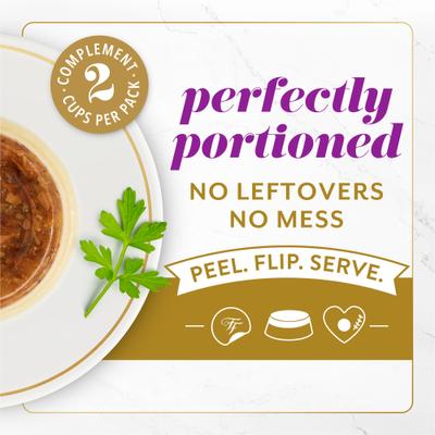 Show full view: Fancy Feast Layered Delights Chicken Mousse Topped with Flaked Skipjack Tuna Lickable Cat Treats, 8 count slide 7 of 10