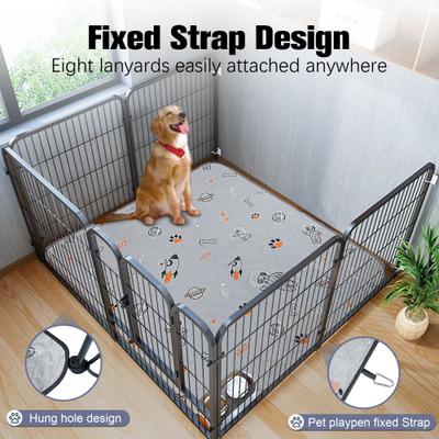 Show full view: UPSKY Washable Super Absorbent Waterproof Leakproof Potty Training Space Themed Dog Pee Pads, Grey, 2 count, 36 x 41-in slide 7 of 7