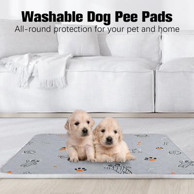 Show full view: UPSKY Washable Super Absorbent Waterproof Leakproof Potty Training Space Themed Dog Pee Pads, Grey, 2 count, 18 x 24-in slide 8 of 8