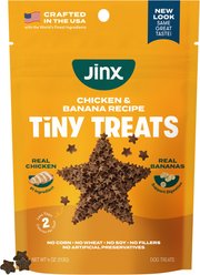Jinx Chicken & Bananas Soft & Chewy Dog Treats, 4-oz bag
