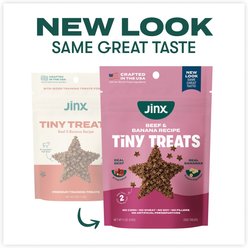 Jinx Beef & Bananas Soft & Chewy Dog Treats, 4-oz bag, 1 count slide 2 of 6