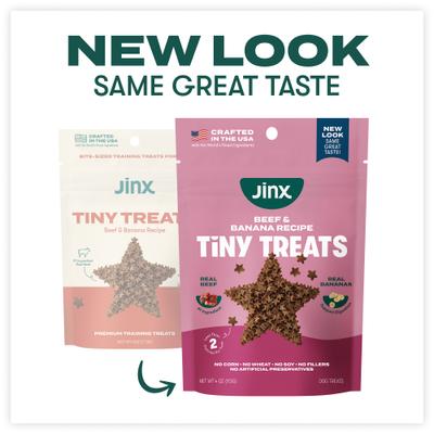 Show full view: Jinx Beef & Bananas Soft & Chewy Dog Treats, 4-oz bag, 1 count slide 3 of 8