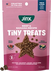 Jinx Beef & Bananas Soft & Chewy Dog Treats, 4-oz bag, 1 count