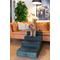 Show in main carousel: Noah & Paw Machine Washable Faux Leather 4 Step Dog Stairs, Dark Green slide 2 of 10